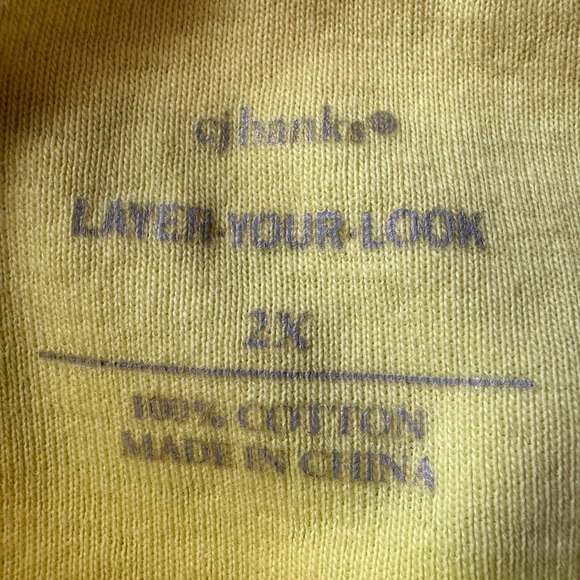CJ Banks Yellow Muscle Tank 100% Cotton 2X - Picture 2 of 6